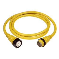 Marinco MAR 6152SPP Power Cord Plus Cordset with LED 50A 125/250V (50') | Blackburn Marine Dock & Marine Shore Power